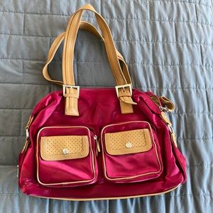 Satiny Pink Hobo Bag
